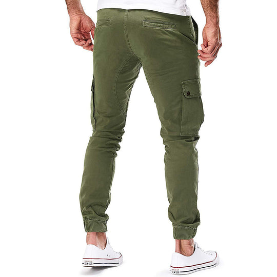 Winterfeld™ | Herren Cargo Jogginghose – Moderne Streetwear Freizeithose mit Taschen und Elastikbund, Outdoor & Alltag