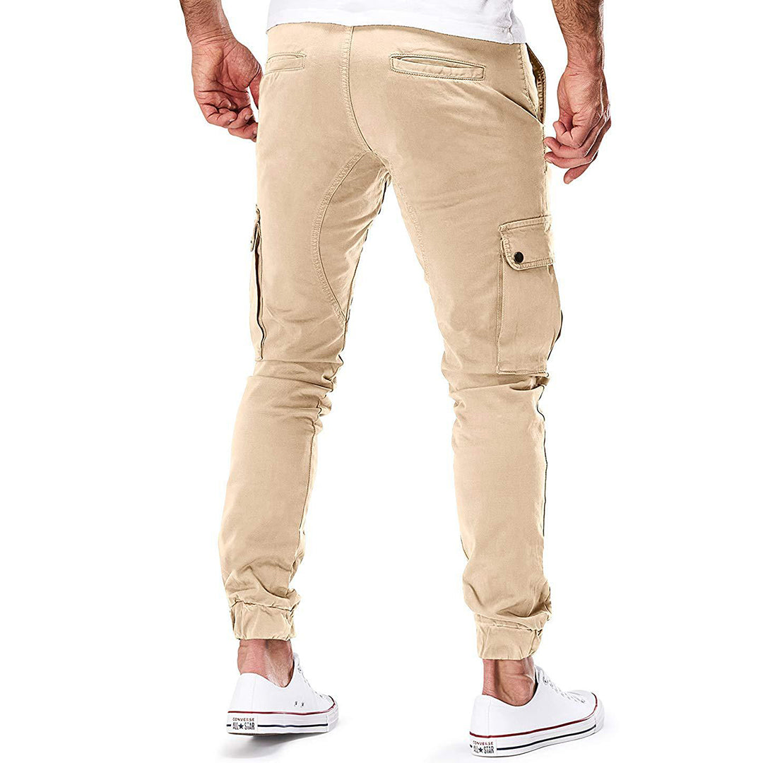Winterfeld™ | Herren Cargo Jogginghose – Moderne Streetwear Freizeithose mit Taschen und Elastikbund, Outdoor & Alltag