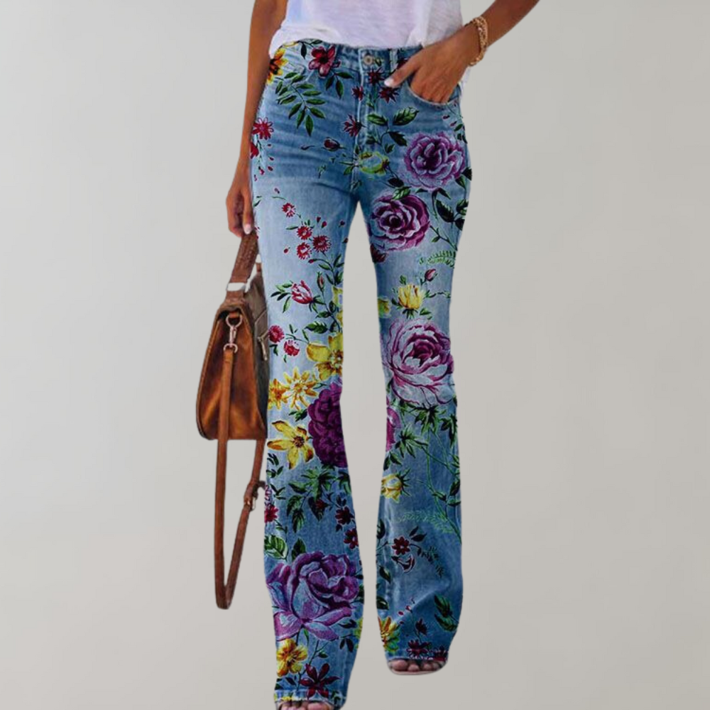 Winterfeld | Jeans mit hoher Taille und Schlag