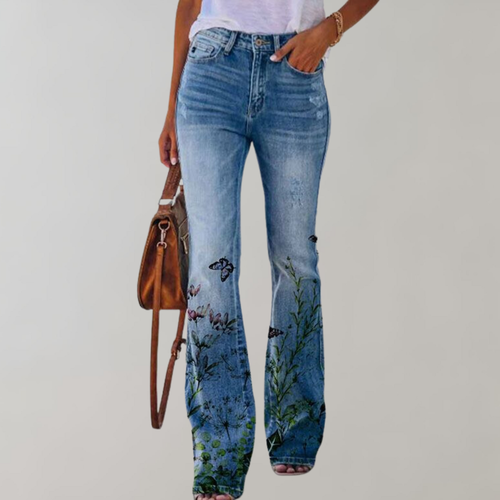 Winterfeld | Jeans mit hoher Taille und Schlag