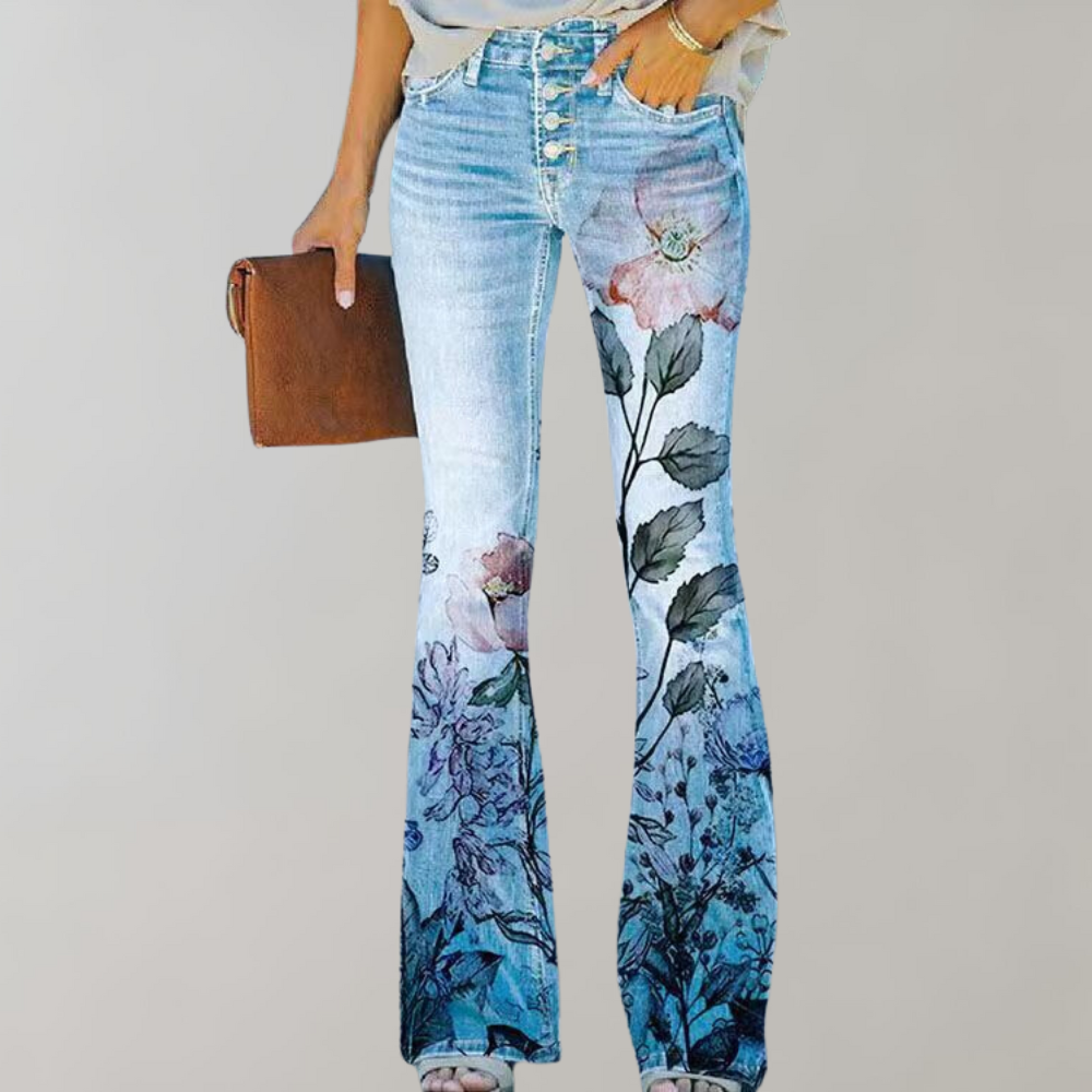 Winterfeld | Jeans mit hoher Taille und Schlag