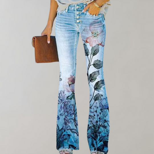 Winterfeld | Jeans mit hoher Taille und Schlag