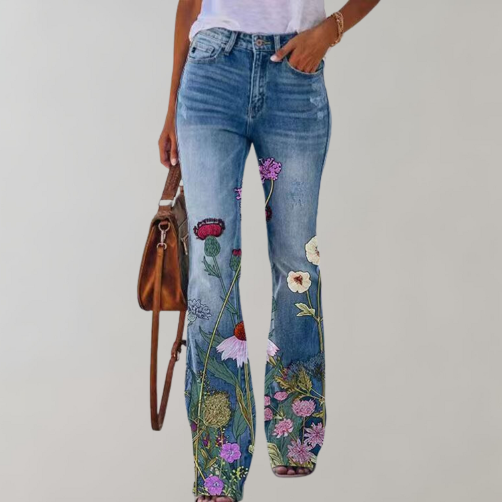 Winterfeld | Jeans mit hoher Taille und Schlag