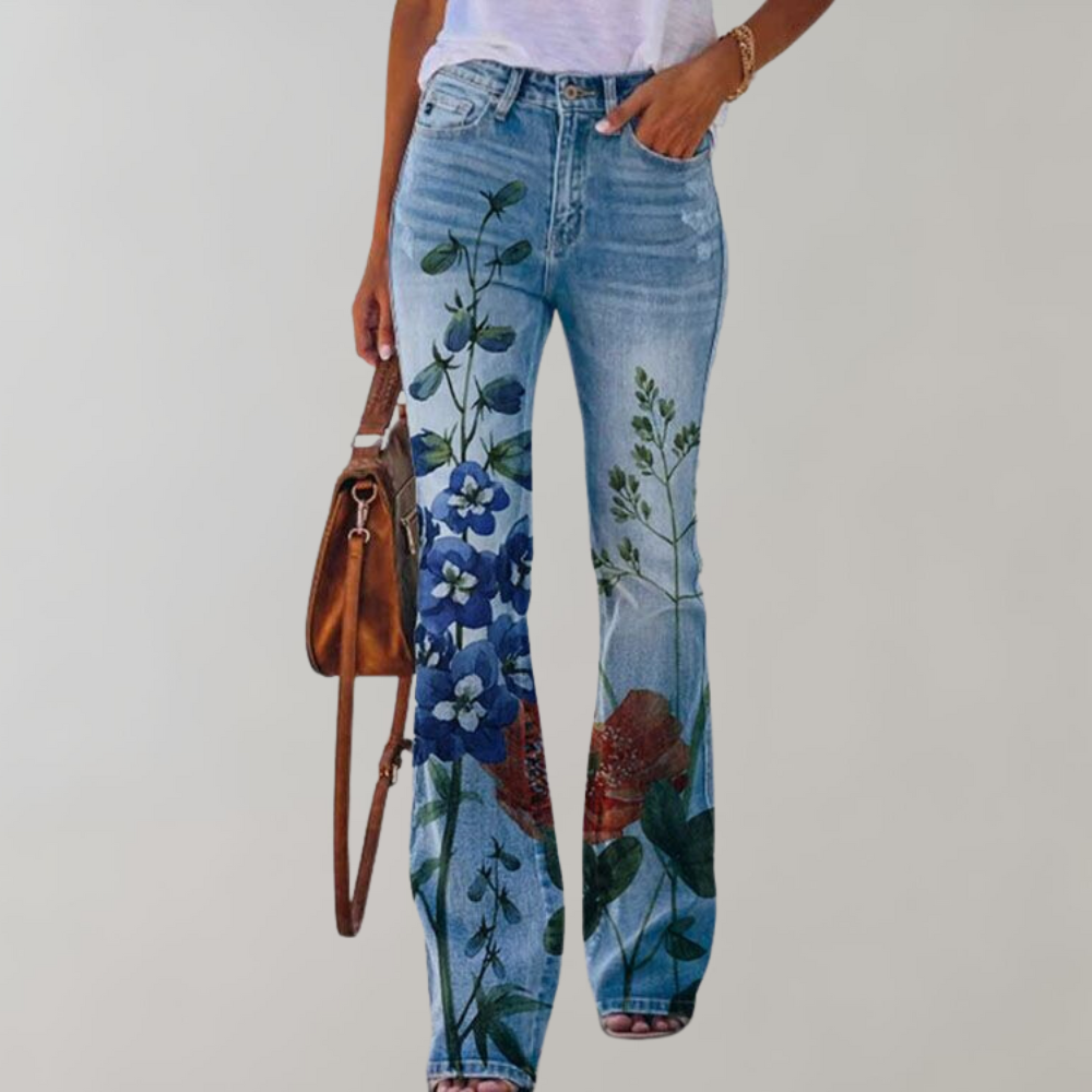 Winterfeld | Jeans mit hoher Taille und Schlag