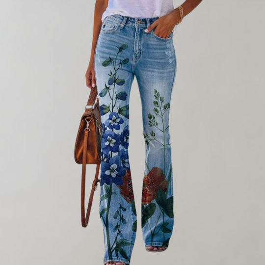 Winterfeld | Jeans mit hoher Taille und Schlag