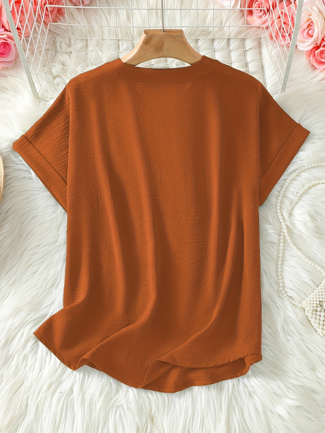 Sommerfeld | Locker sitzende Bluse mit V-Ausschnitt (2 Kaufen, 1 GRATIS dazu)