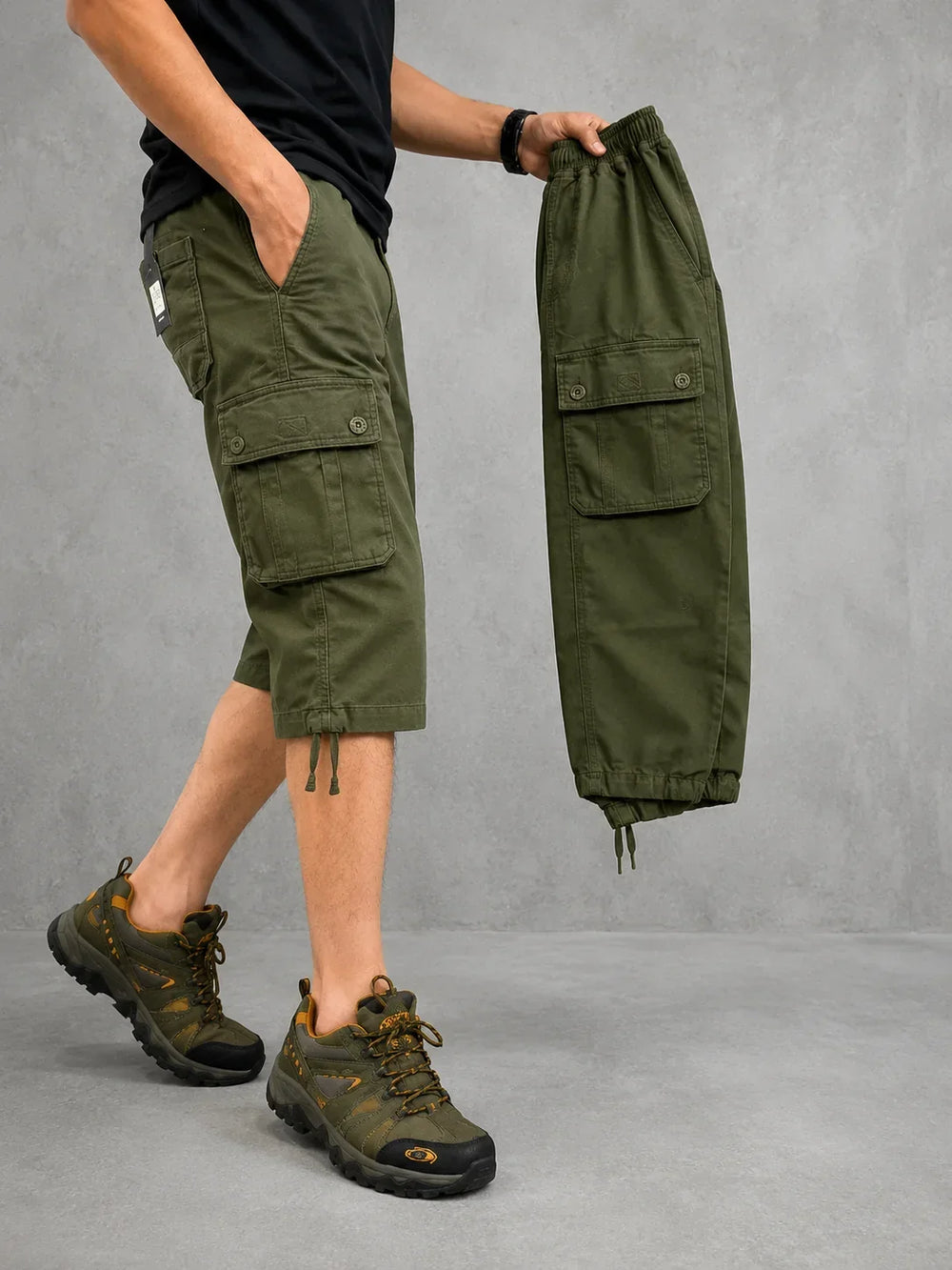 Winterfeld | 3er-Pack Cargo-Shorts mit 6 Taschen