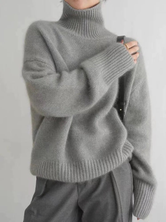 Sommerfeld | Strickpullover mit Rollkragen
