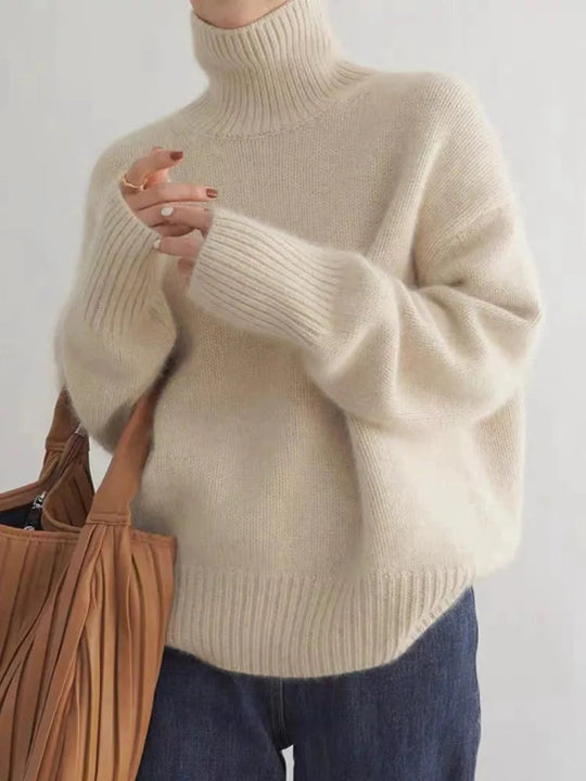 Sommerfeld | Strickpullover mit Rollkragen