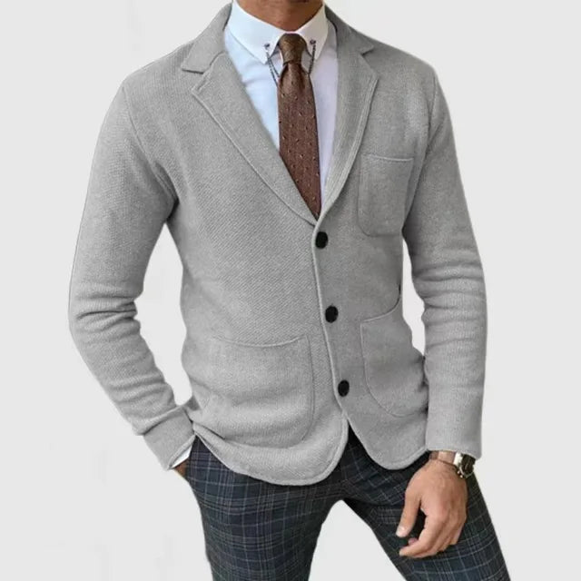 Winterfeld | Casual Slim Blazer für Herren mit Taschen
