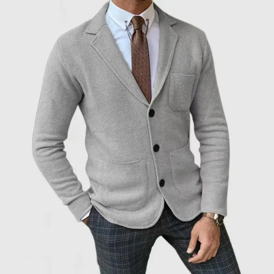 Winterfeld | Casual Slim Blazer für Herren mit Taschen
