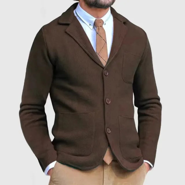 Winterfeld | Casual Slim Blazer für Herren mit Taschen