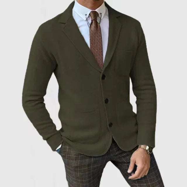 Winterfeld | Casual Slim Blazer für Herren mit Taschen