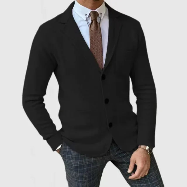 Winterfeld | Casual Slim Blazer für Herren mit Taschen