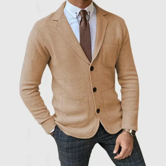 Winterfeld | Casual Slim Blazer für Herren mit Taschen