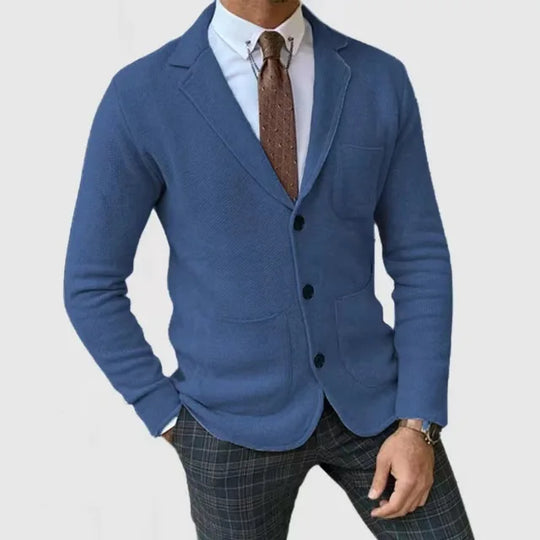 Winterfeld | Casual Slim Blazer für Herren mit Taschen