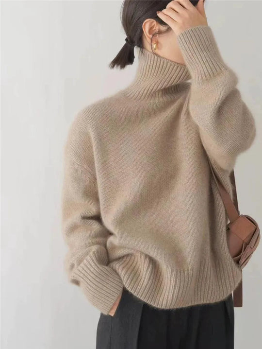 Sommerfeld | Strickpullover mit Rollkragen
