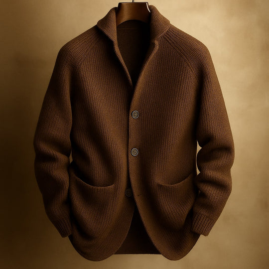Winterfeld | Gerippte Strickweste für Herren