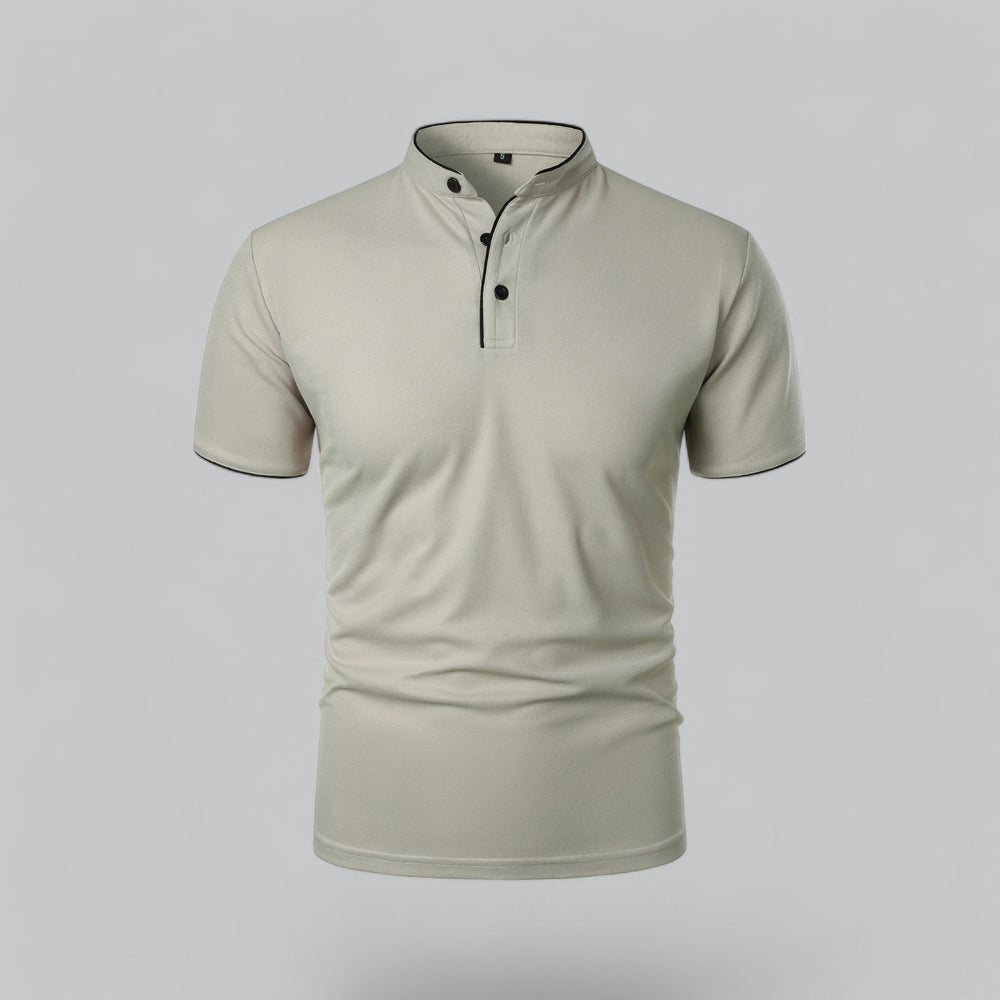 Winterfeld | Poloshirt ohne Kragen