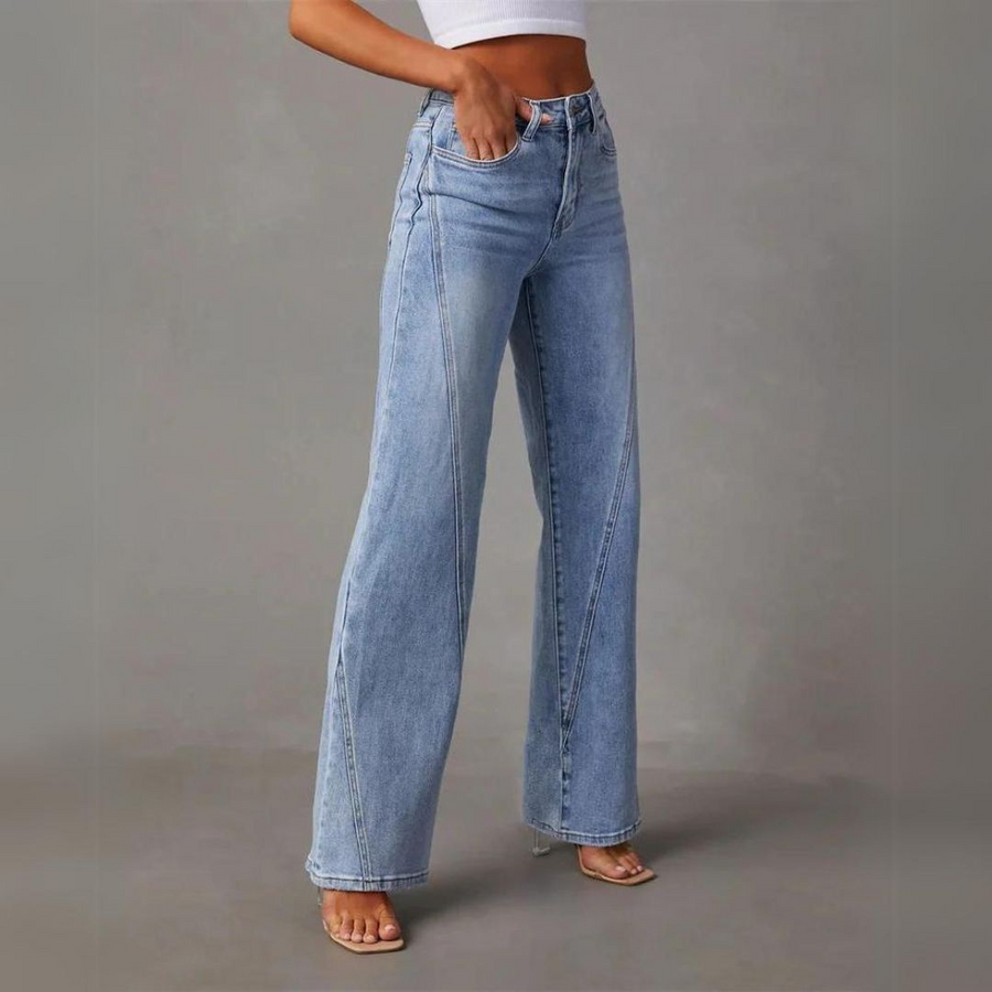 Winterfeld | WEITE JEANS MIT HOHER TAILLE
