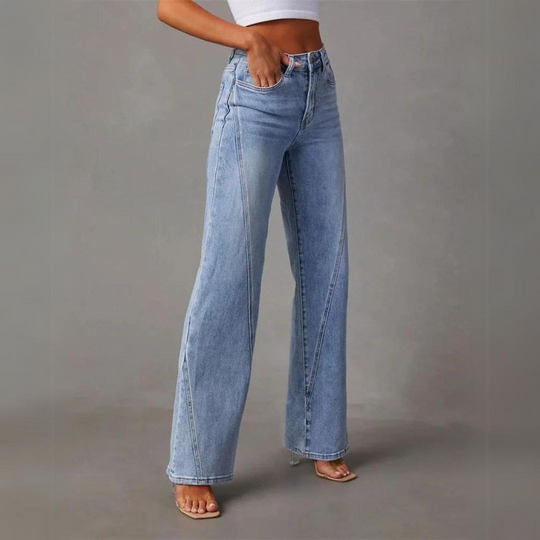 Winterfeld | WEITE JEANS MIT HOHER TAILLE
