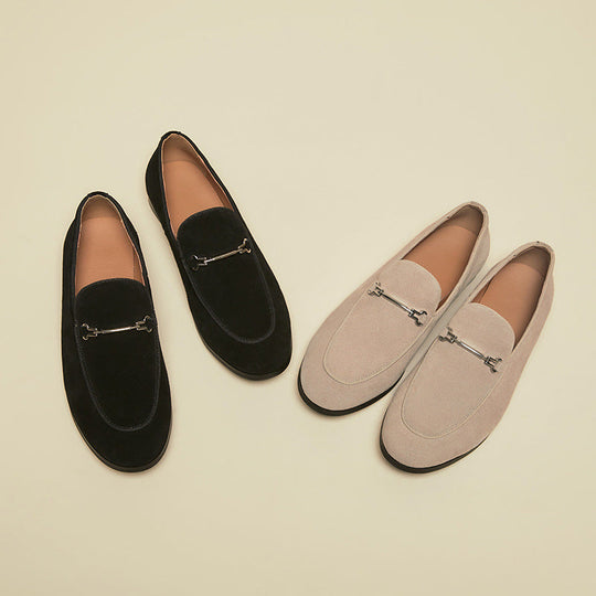 Winterfeld | Leder-Loafer mit Metall-Detail