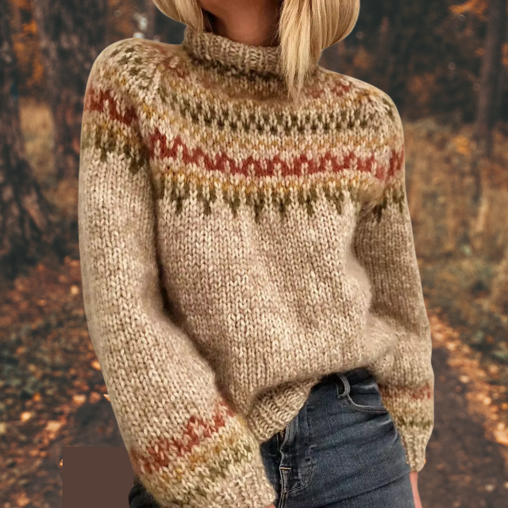 Winterfeld | Strickpullover mit Stehkragen