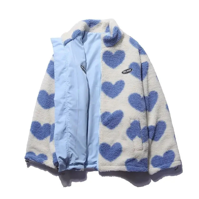 Winterfeld™ | Wendbare Jacke mit Herzchen