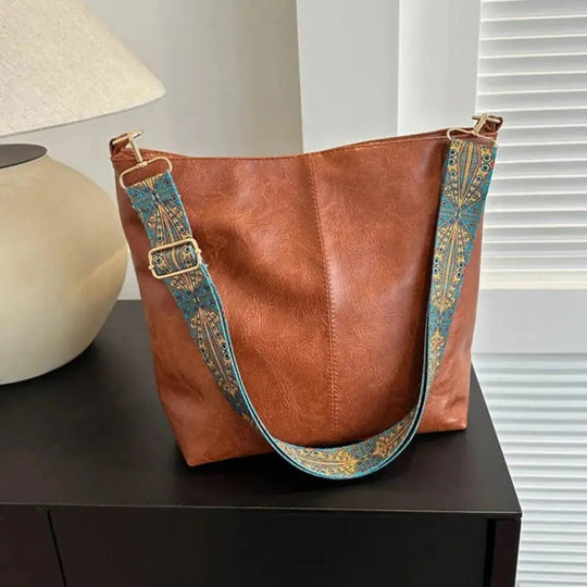 Winterfeld Tasche - Schulter Tasche mit Verzierung