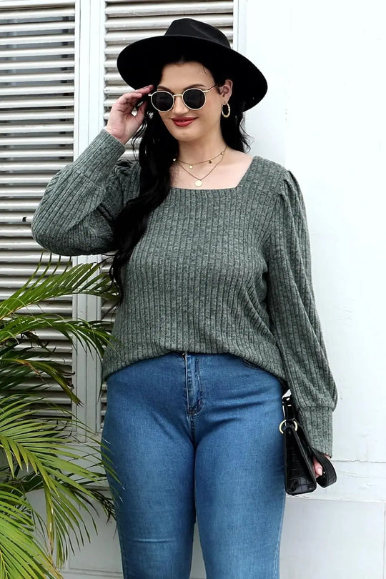 Sommerfeld | Lässiger Pullover mit Quadrat-Ausschnitt