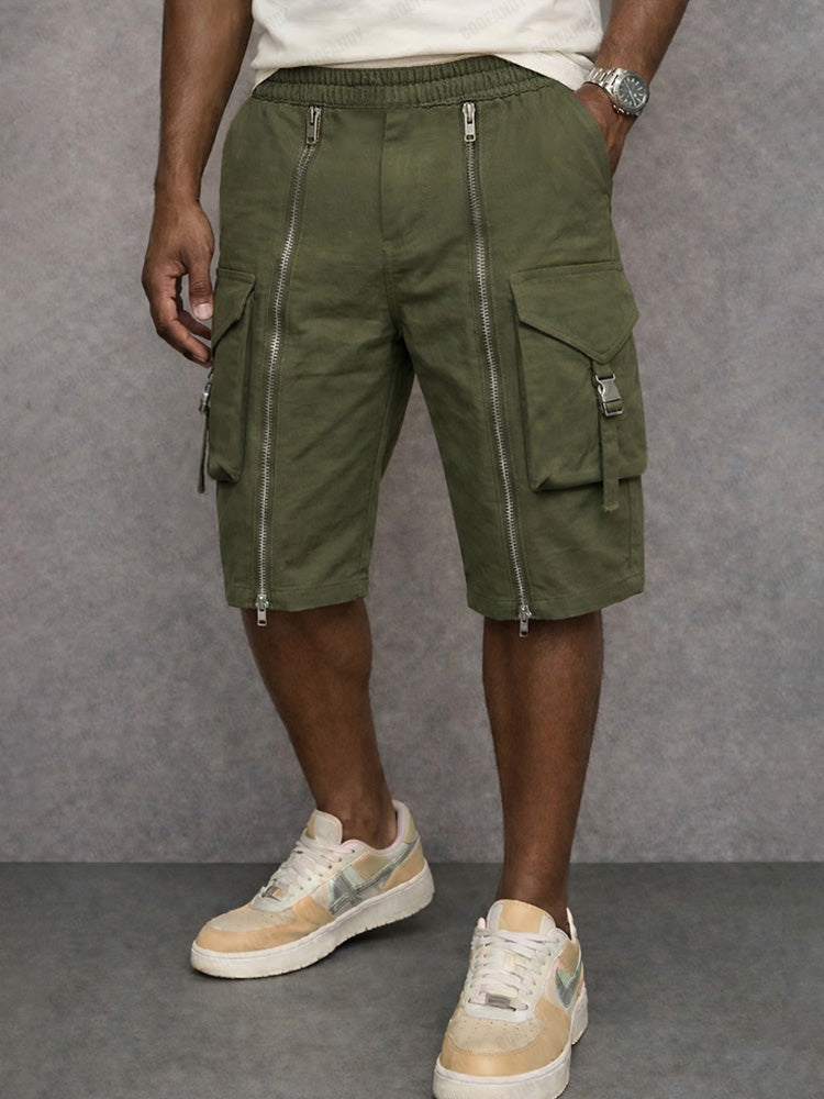 Sommerfeld | Tactical Cargo-Shorts mit Reißverschlussdetails (1 Kaufen, 1 GRATIS dazu)