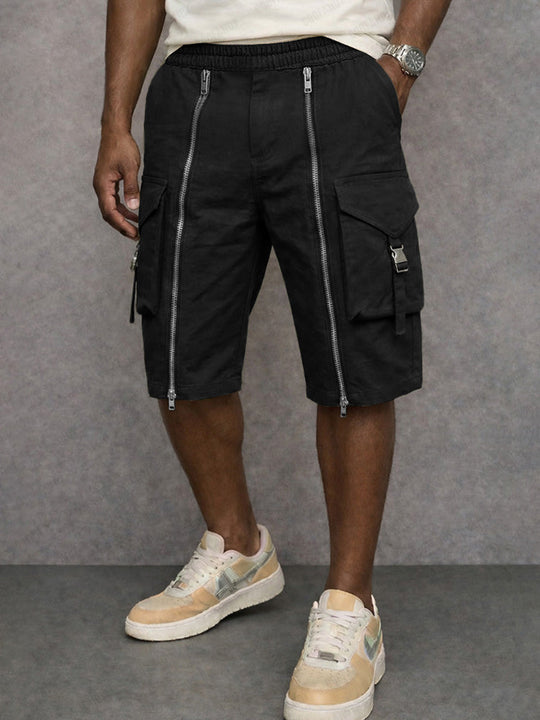 Sommerfeld | Tactical Cargo-Shorts mit Reißverschlussdetails (1 Kaufen, 1 GRATIS dazu)
