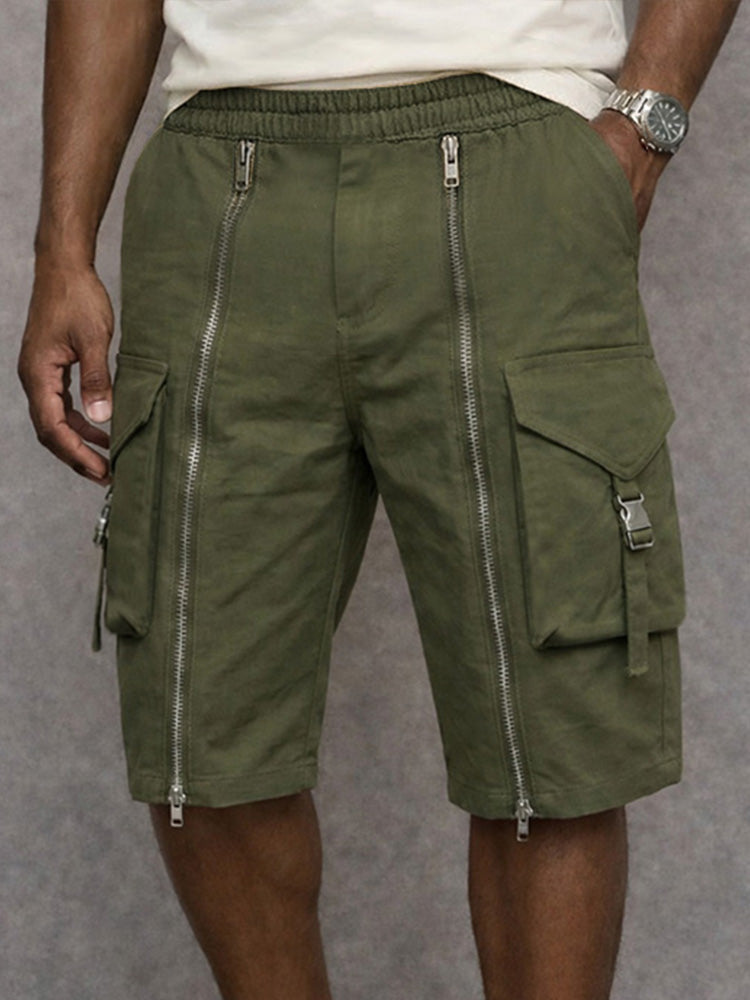 Sommerfeld | Tactical Cargo-Shorts mit Reißverschlussdetails (1 Kaufen, 1 GRATIS dazu)