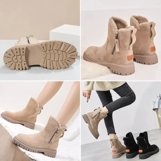 Winterfeld™ | Gefütterte Winterstiefel mit Seitlichem Reißverschluss