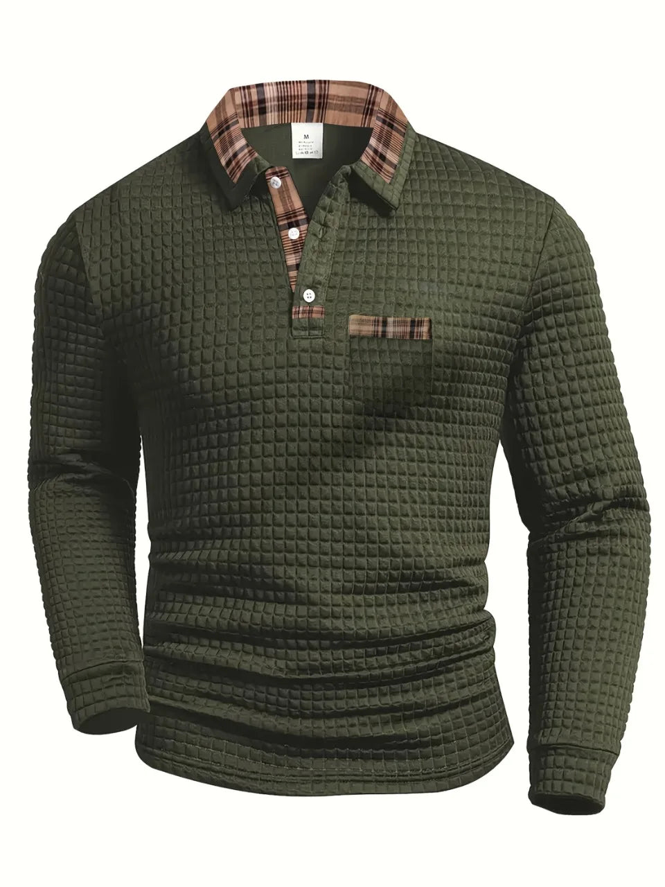 Sommerfeld | Kariertes Langarm-Poloshirt (1 Kaufen, 1 GRATIS dazu)