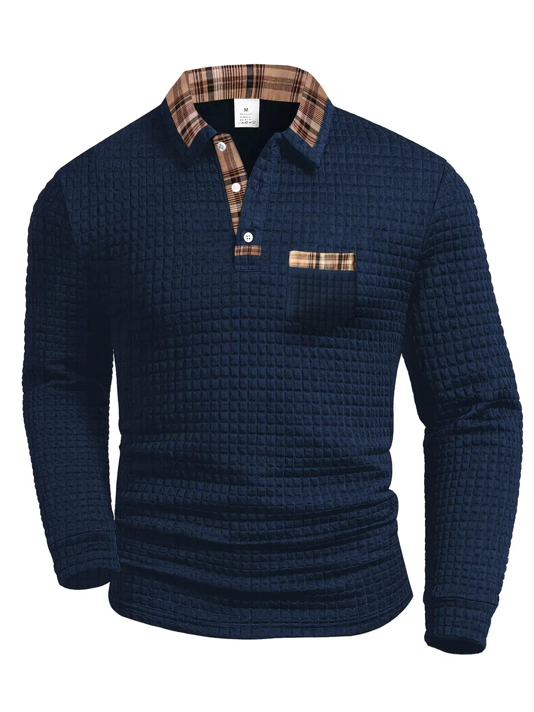 Sommerfeld | Kariertes Langarm-Poloshirt (1 Kaufen, 1 GRATIS dazu)