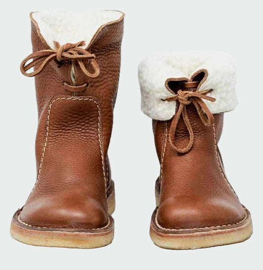 Winterfeld™ | Wasserdichte Herrenlederschuhe mit Wollfutter