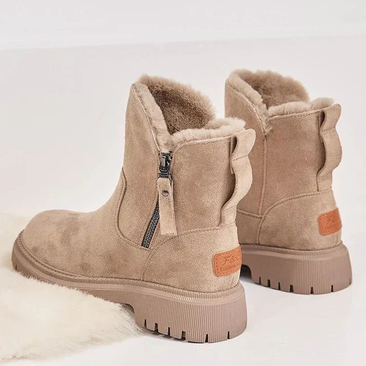 Winterfeld™ | Gefütterte Winterstiefel mit Seitlichem Reißverschluss
