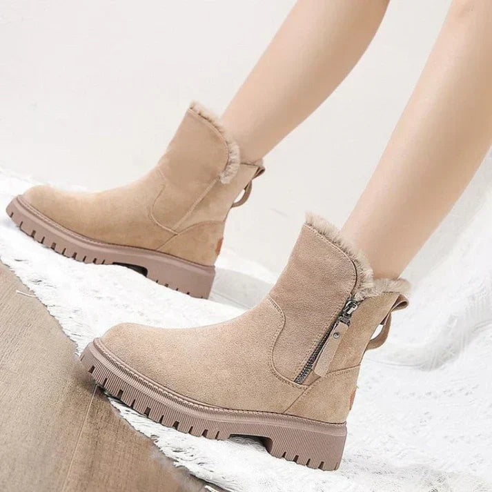 Winterfeld™ | Gefütterte Winterstiefel mit Seitlichem Reißverschluss