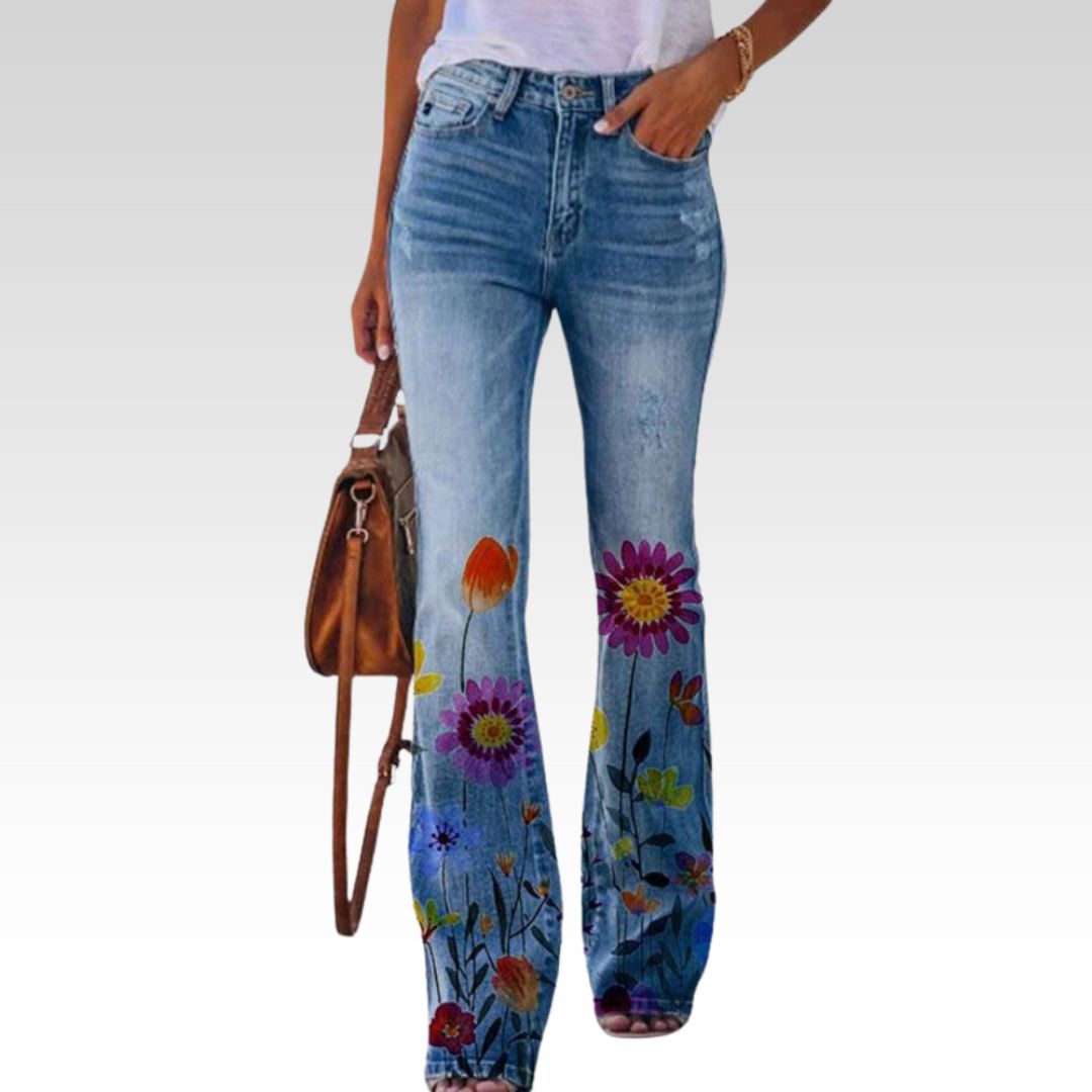 Winterfeld | Jeans mit hoher Taille und Schlag