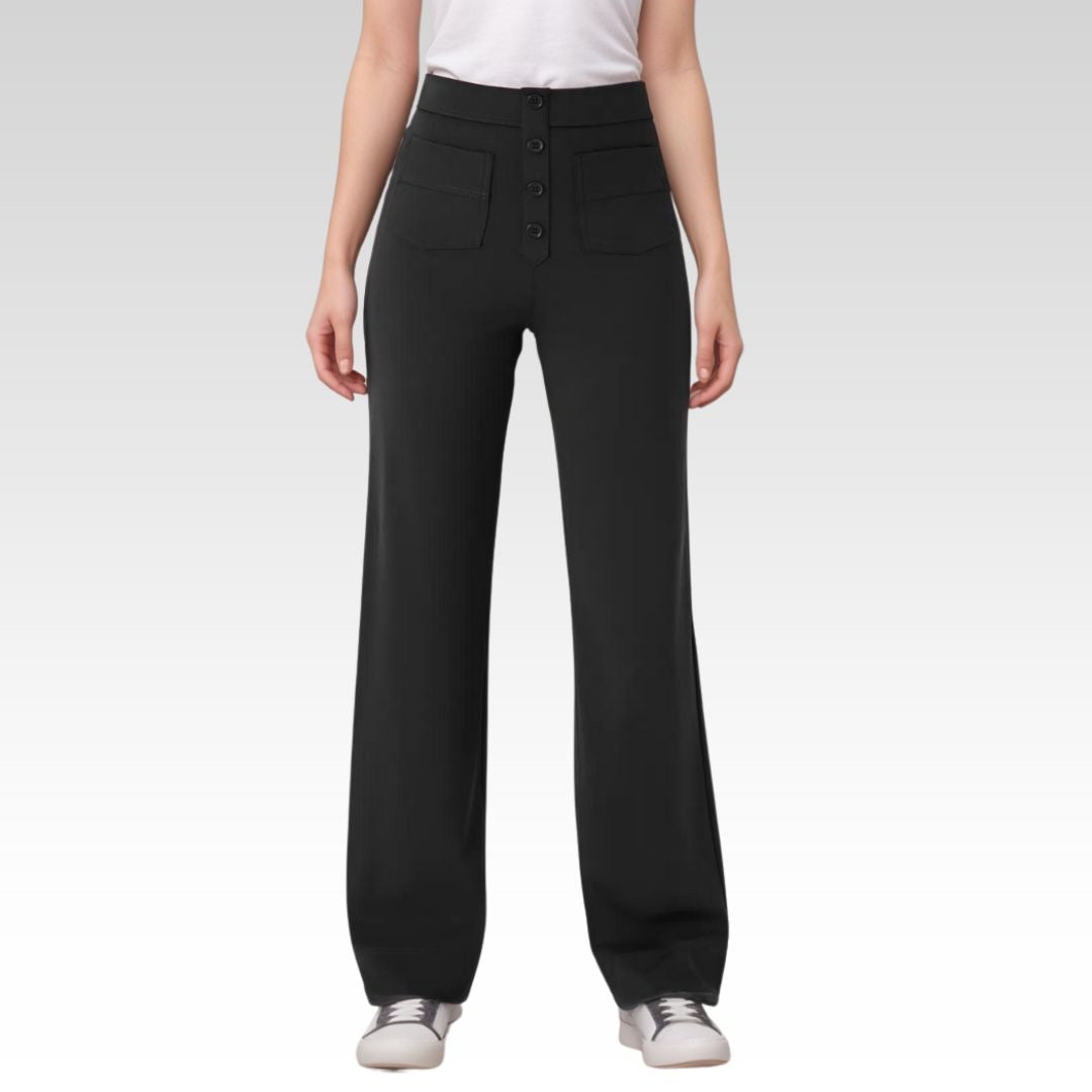 Winterfeld | Elastische Hose mit hoher Taille