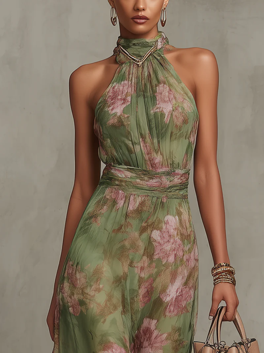 Marie | Elegantes Sommerkleid mit Blumenmuster