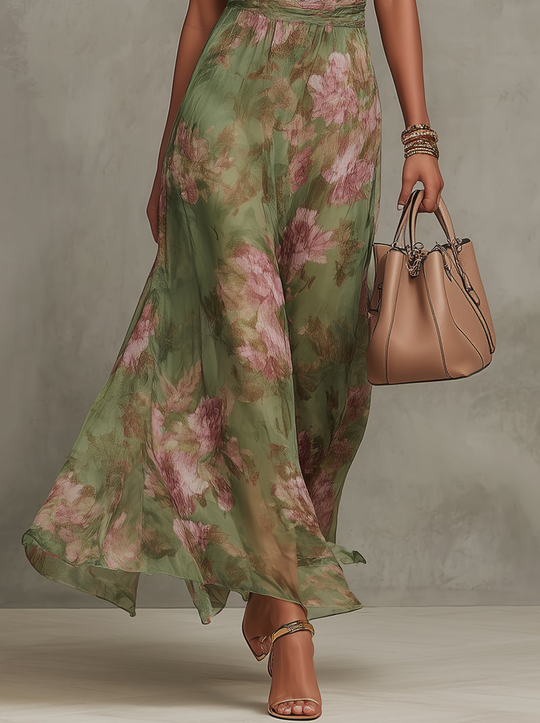 Marie | Elegantes Sommerkleid mit Blumenmuster