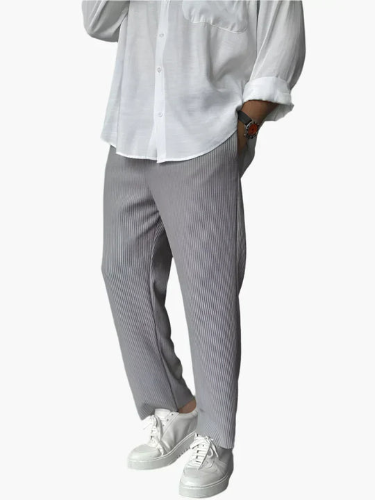 Winterfeld™ | Herren Relax Fit Plissee Hose – Eleganter und Bequemer Alltags- und Business-Look