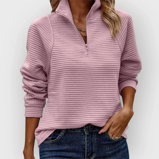 Sommerfeld | Eleganter Half-Zip Pullover für Damen