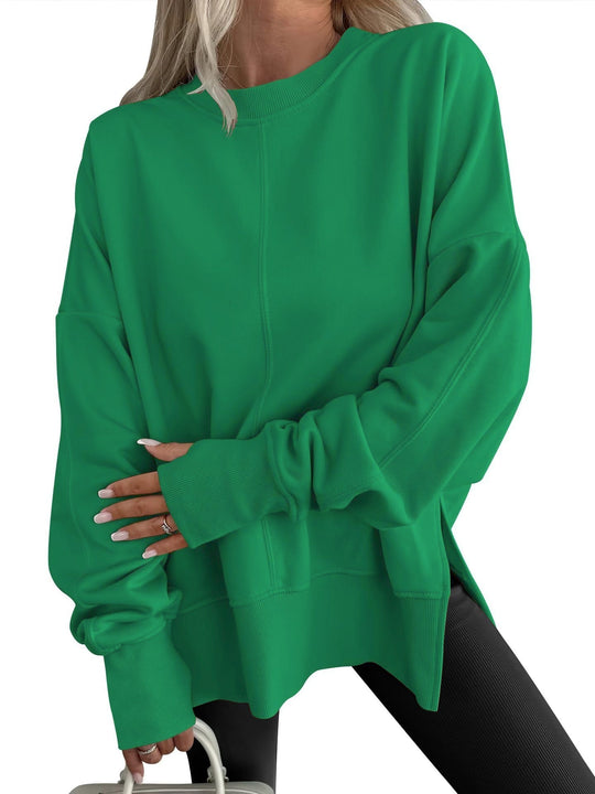 Lena™ |  Bequemes Oversized-Langarm-Sweatshirt