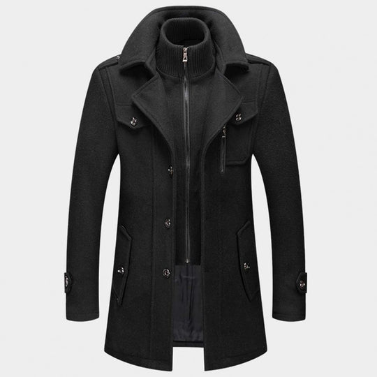 Sommerfeld | Luxuriöser Doppelkragen-Trenchcoat für Herren