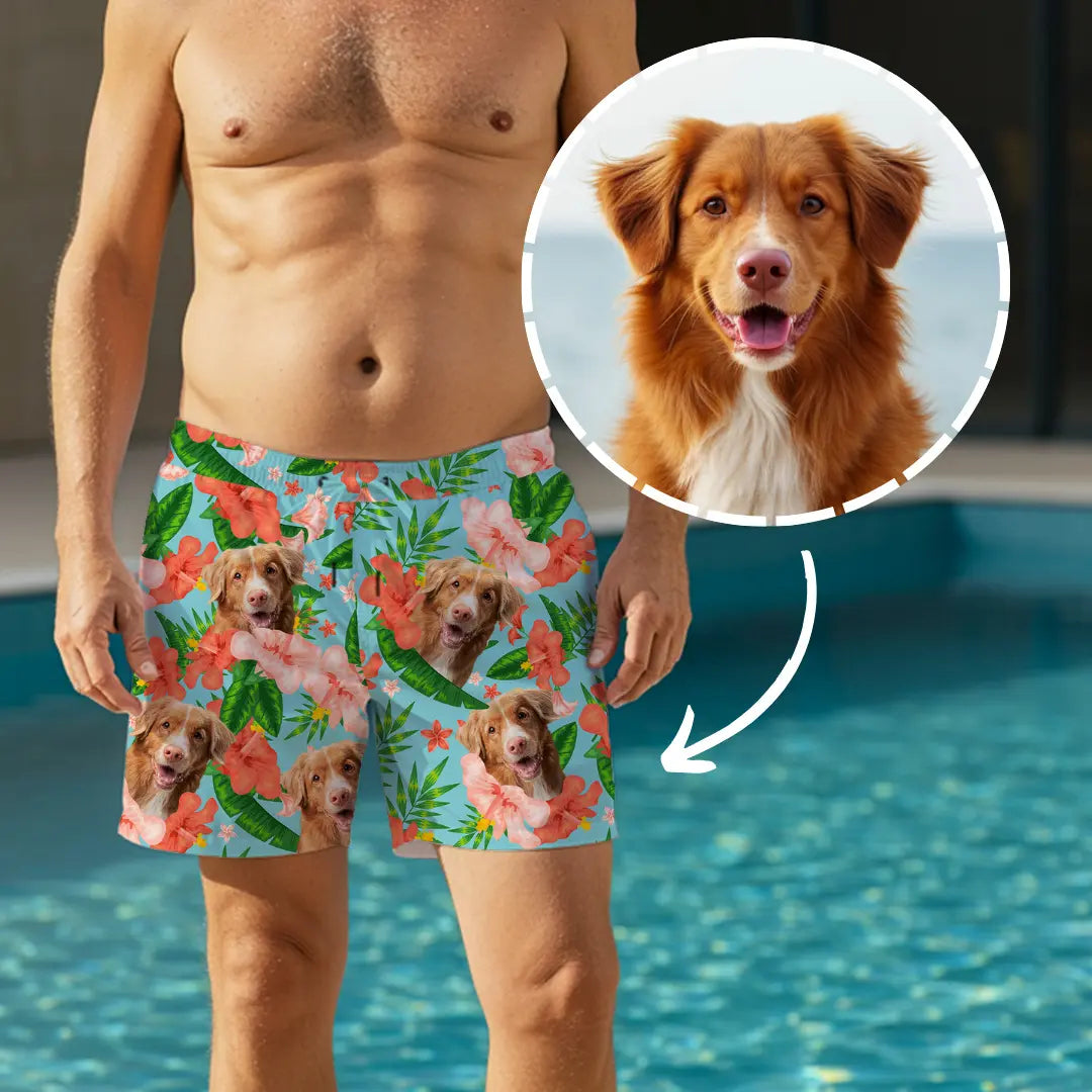 Sommerfeld - Personalisierte Badehose "Haustier"