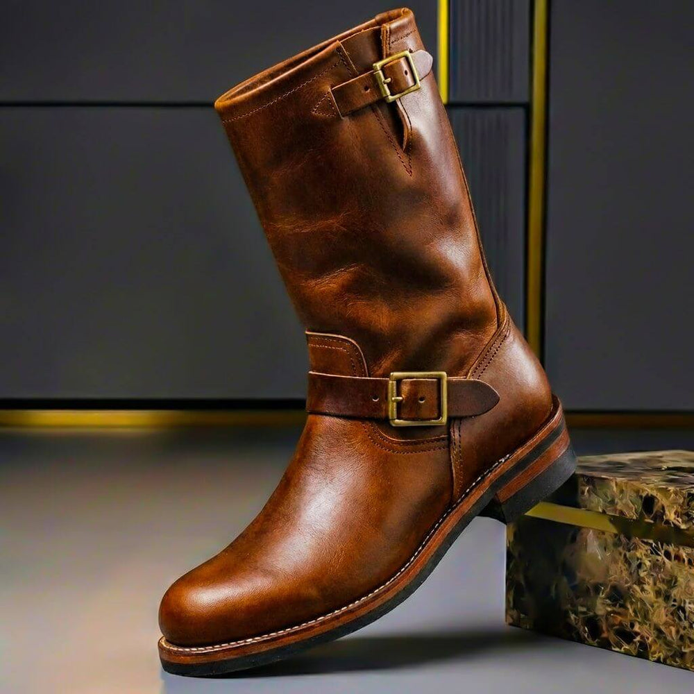Winterfeld | Vintage-Lederstiefel für Herren