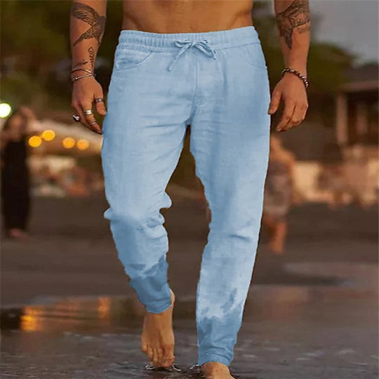 Winterfeld | Lässige Herren Strandhose aus Baumwolle (1 kaufen, 1 GRATIS dazu)